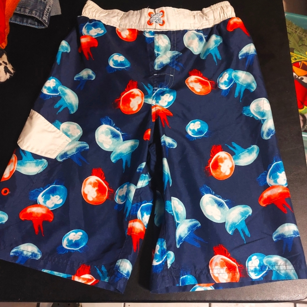 Boys' Op Sz Lg 10-12 Jellyfish Swim Trunks